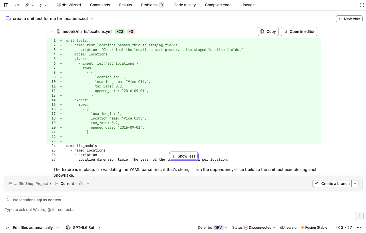 Wizard final refactor result displayed as a diff Wizard final refactor result displayed as a diff